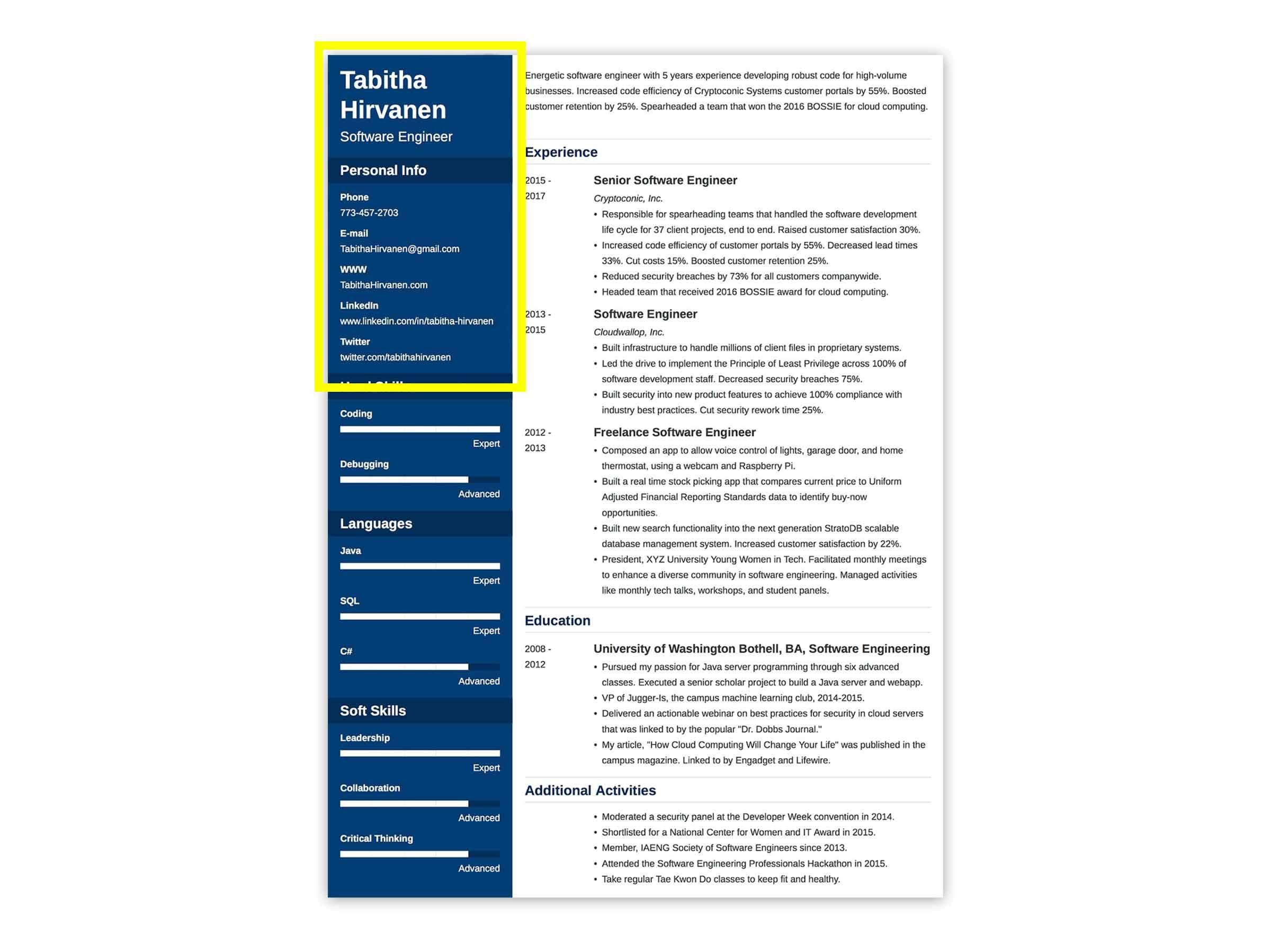 resume-header-examples-20-professional-headings