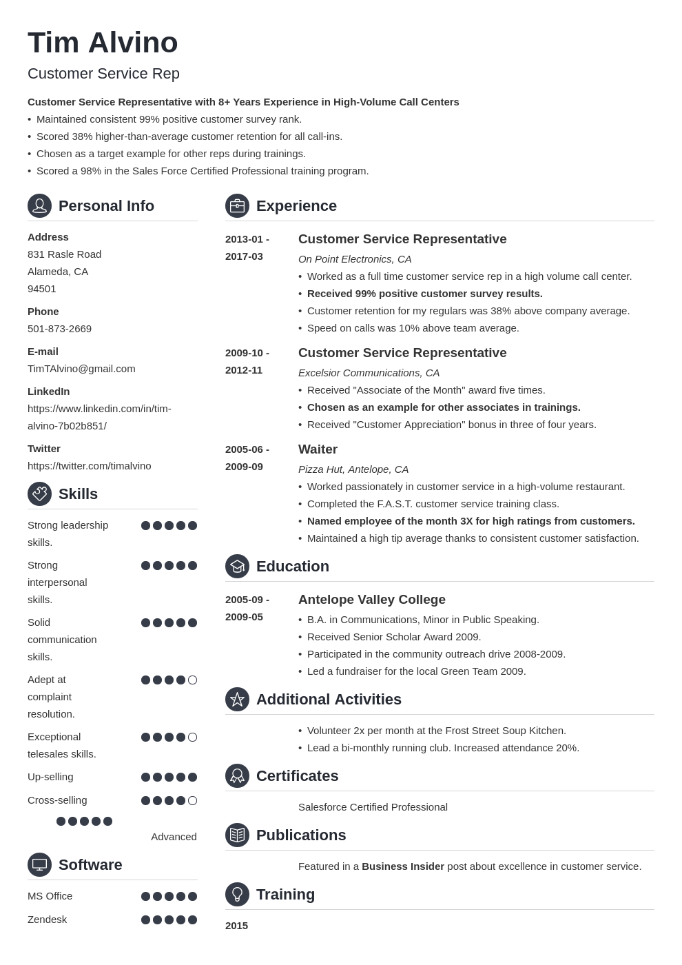 What Is A Good Headline For A Resume 30 Examples