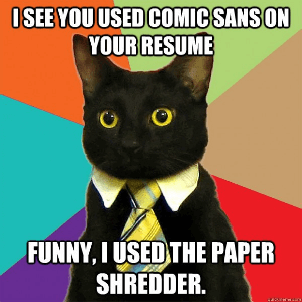 resume meme