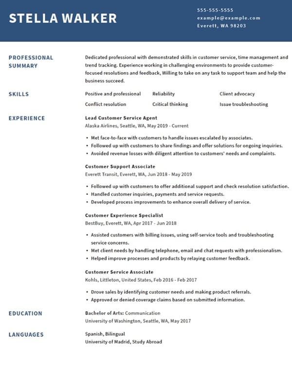 Resume Nerd Impresa Resume Template