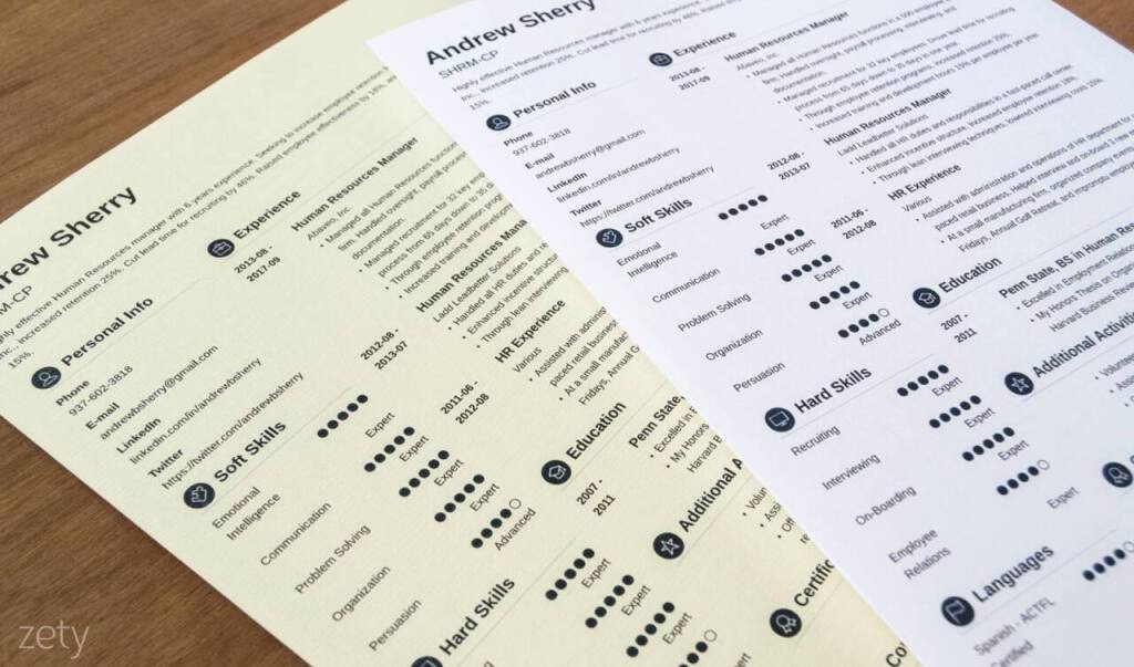 What type of paper should you use for your resume?