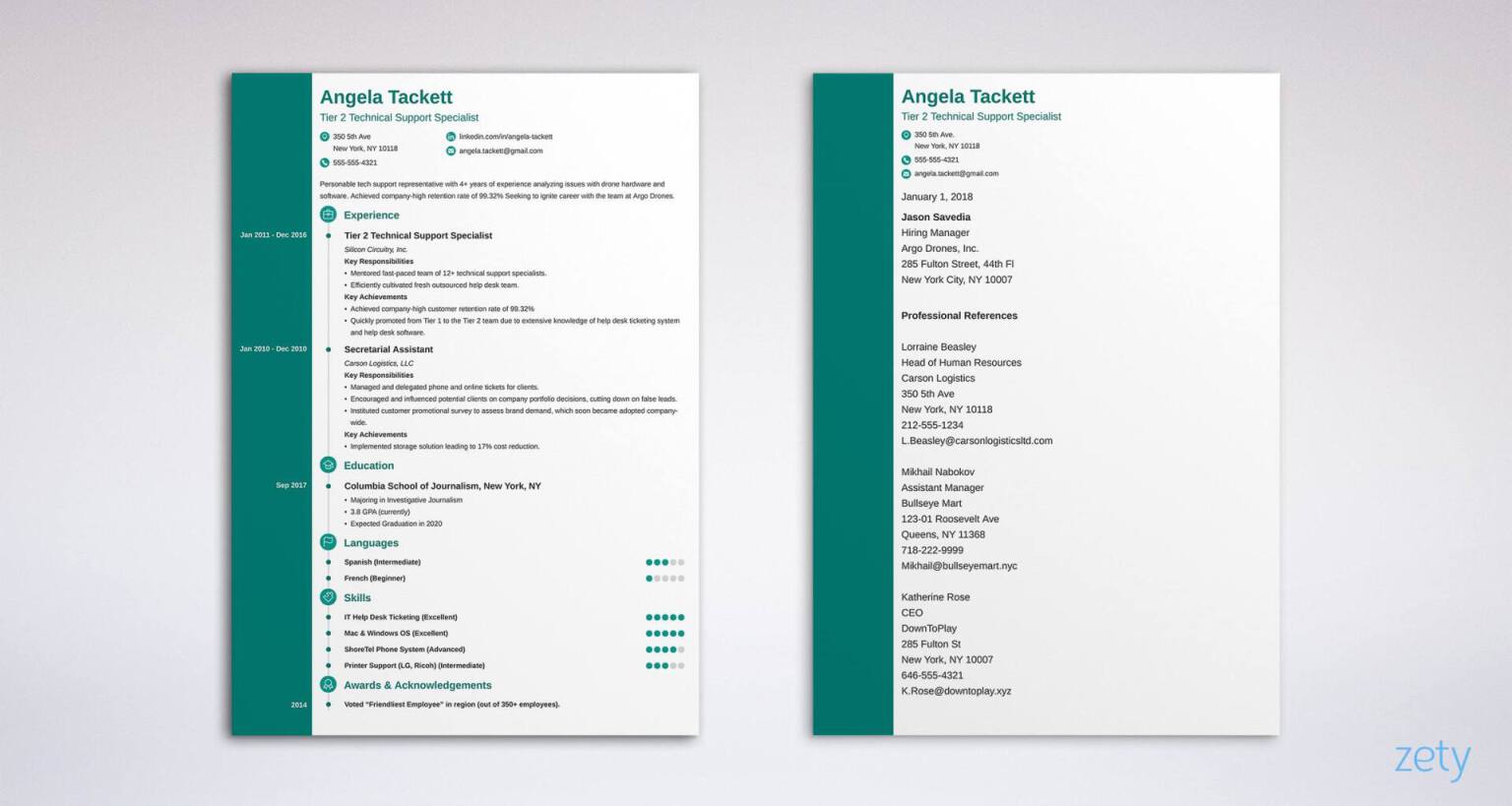 How to List References on a Resume [Reference Page Format]