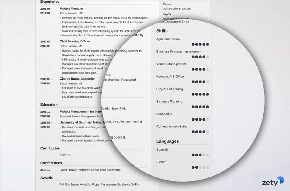 how to make a resume skills section