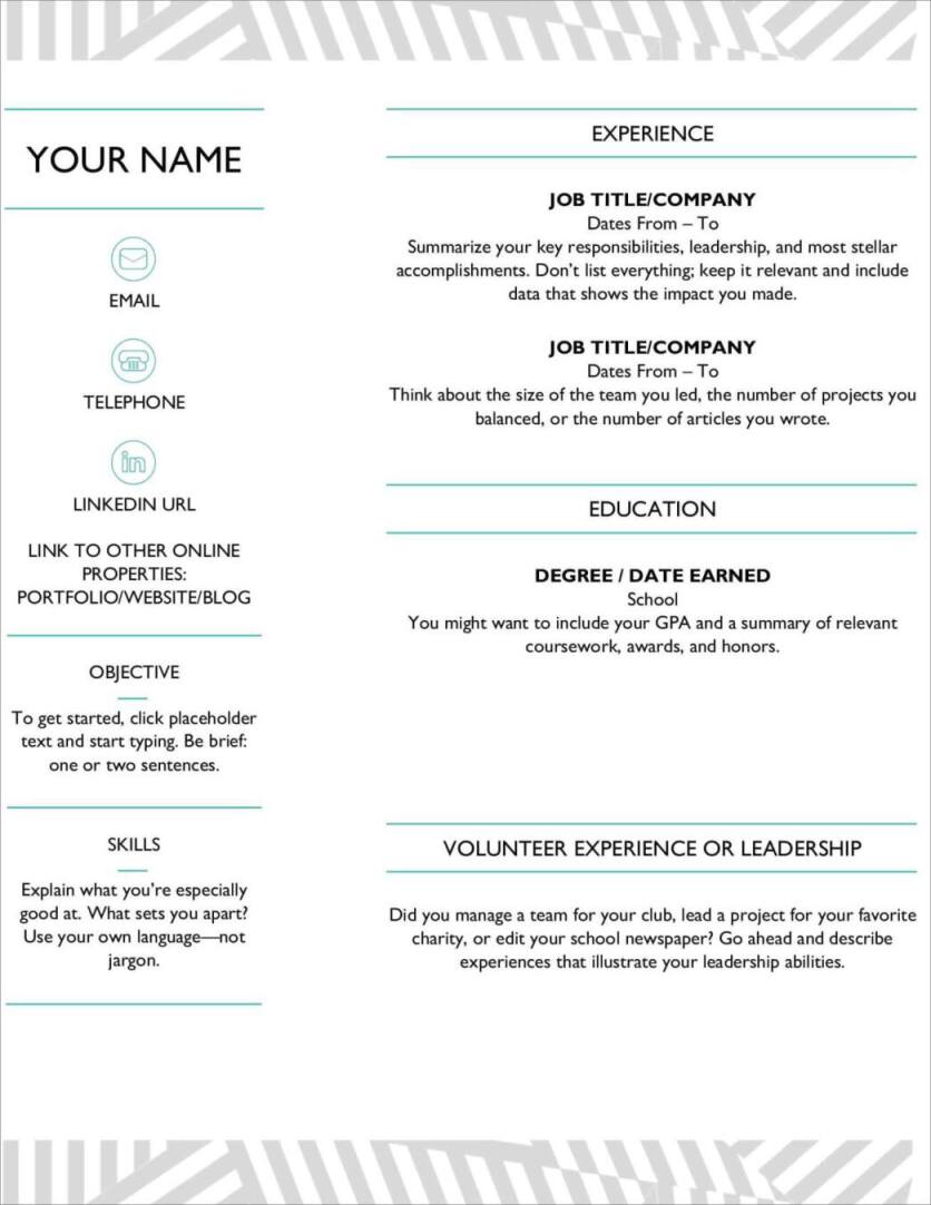 Resume Template Instant Download Creative Resume Template Resume Pages Resume for Word /& Pages CV Template Resume Template Word
