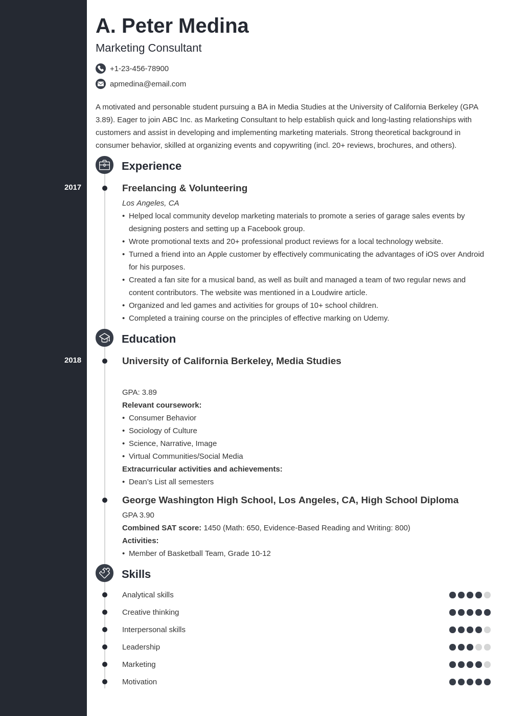 no experience resume template high school student