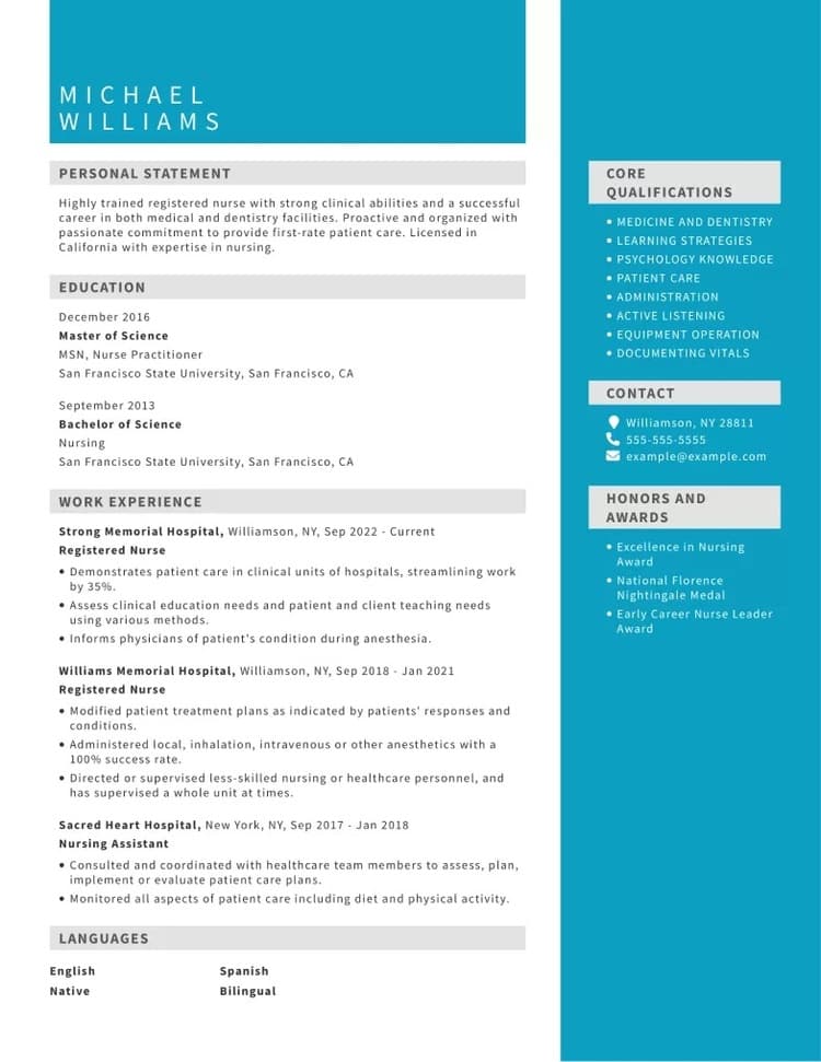 fold resume template from resumehelp