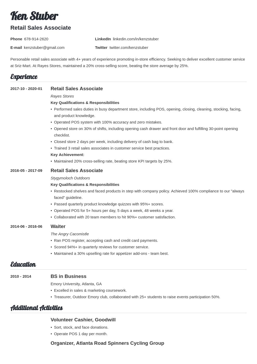 retail-sales-associate-resume-samples-and-guide
