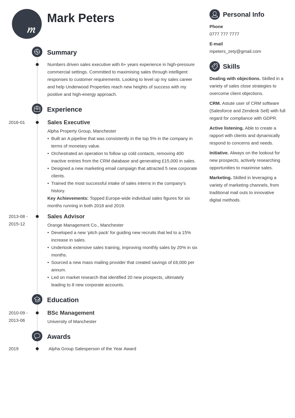 Sales CV: Examples and How-to-Write Guide (+Template)