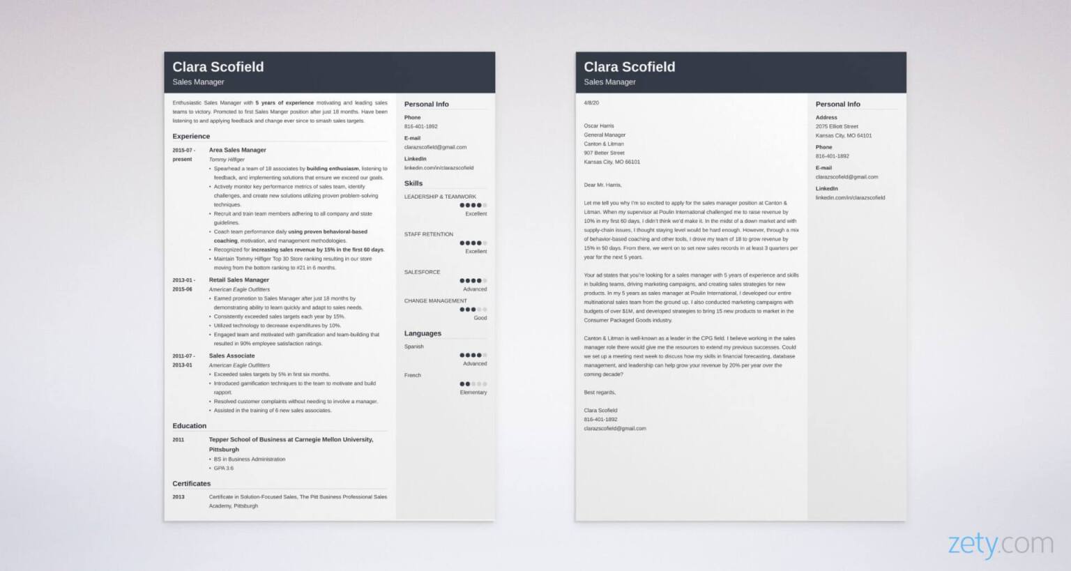 Sales Manager Cover Letter Examples & Writing Guide