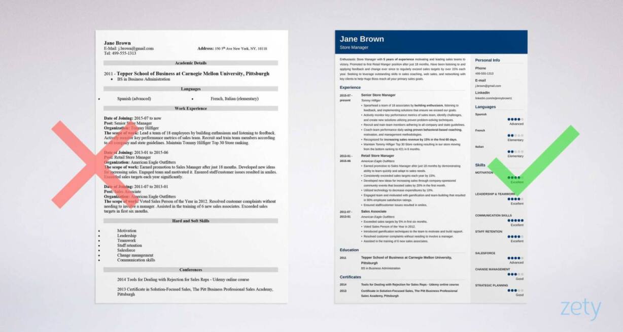 Store Manager Resume Examples Job Description Amp Skills