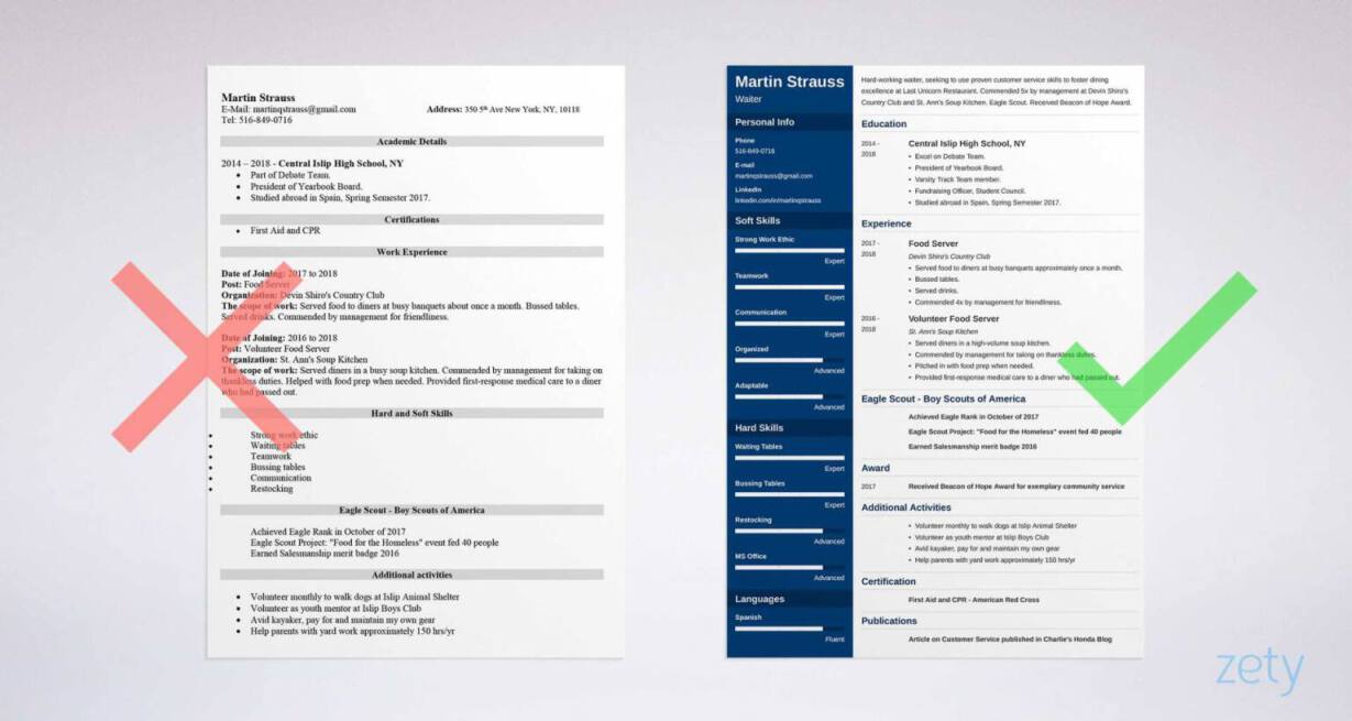 Resume Examples for Teens: Templates, Builder & Guide Tips