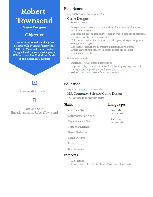 San Francisco Classic Style Resume Template by Resume Coach