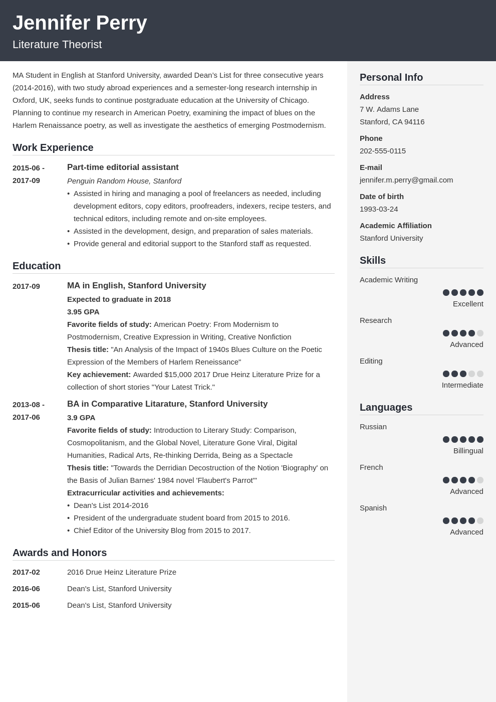 Scholarship Resume Examples +Template with Objective