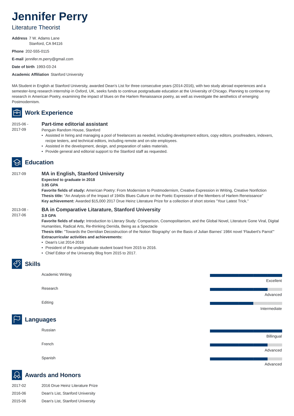 college scholarship resume sample