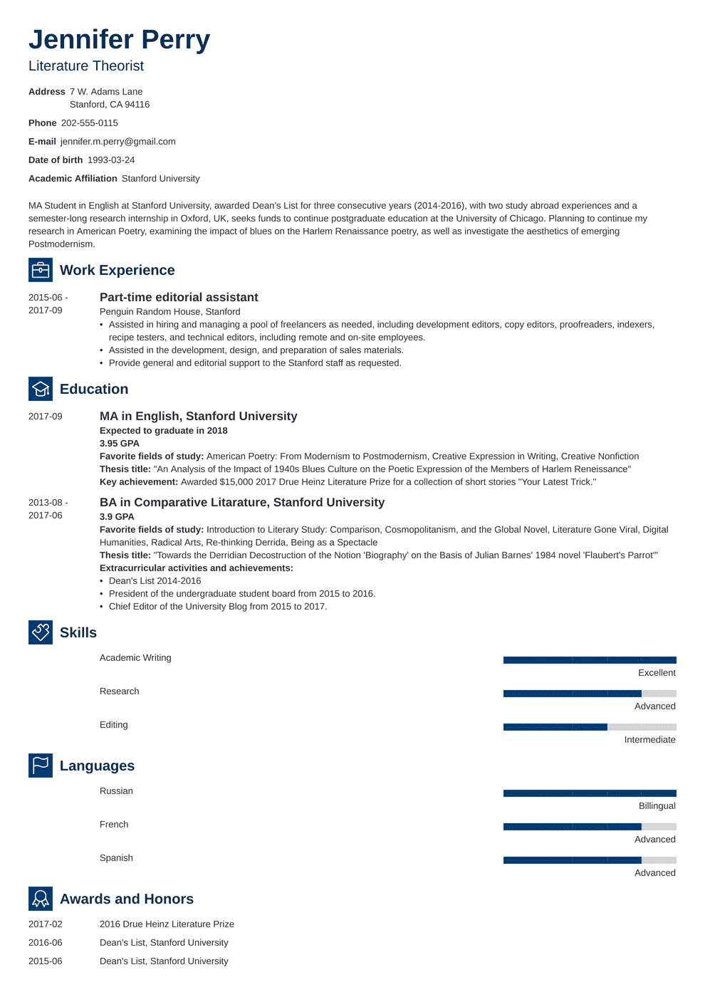 how to write scholarship resume