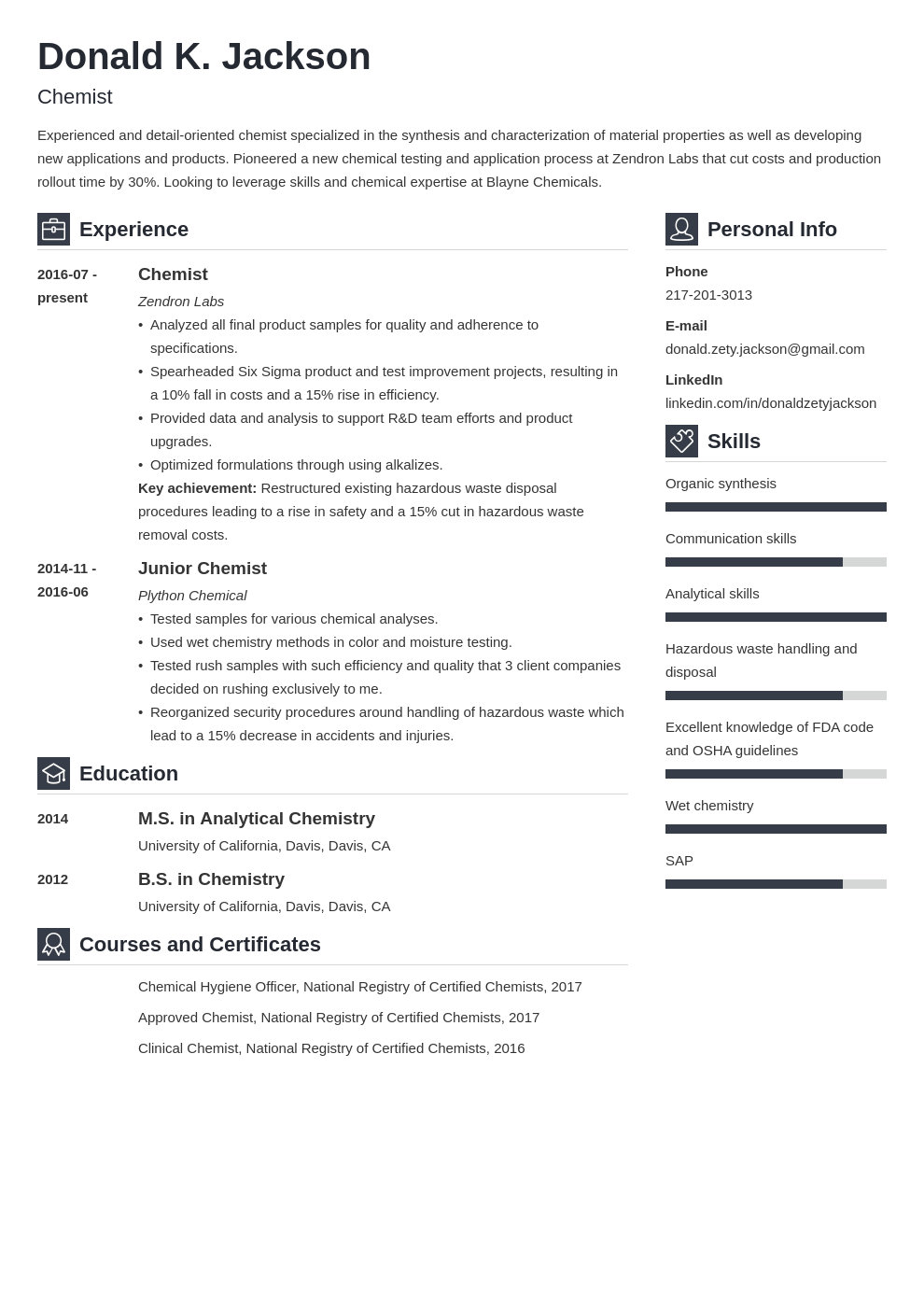 science resume example template vibes