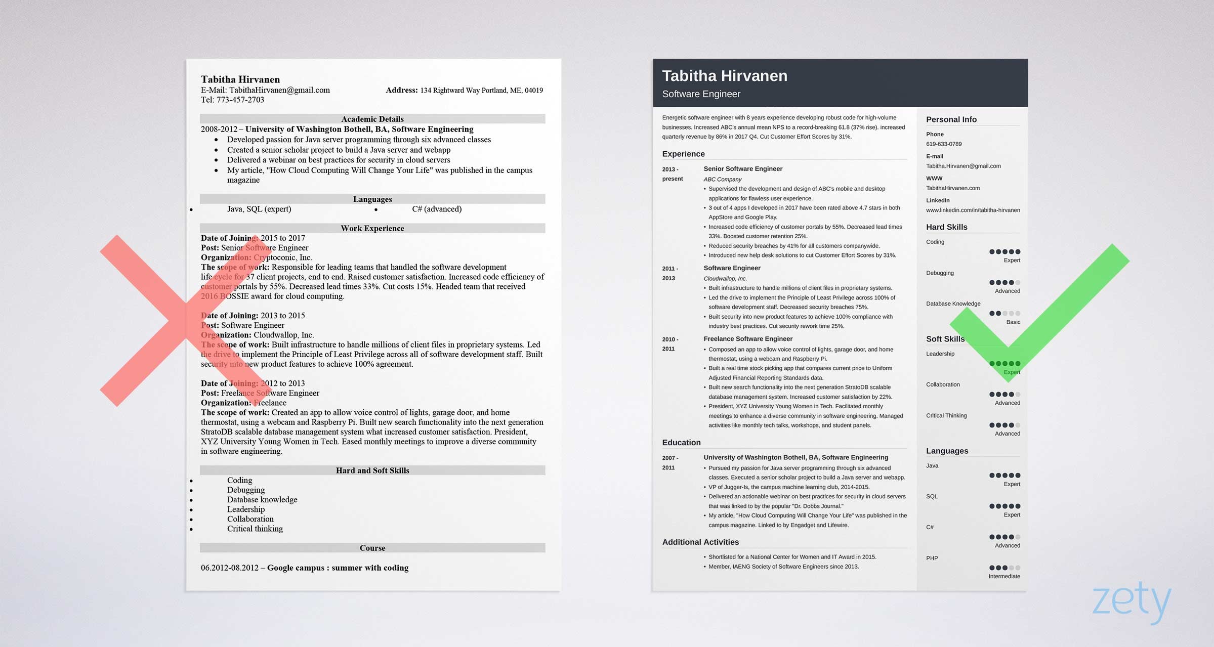 software engineer resume sample  u0026 writing guide  20  examples