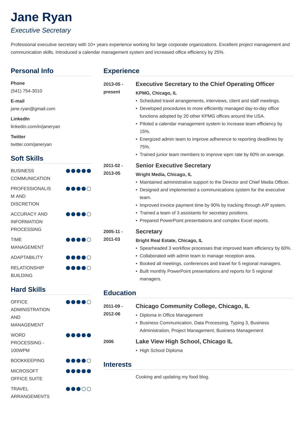 secretary-resume-examples-of-skills-duties-objectives