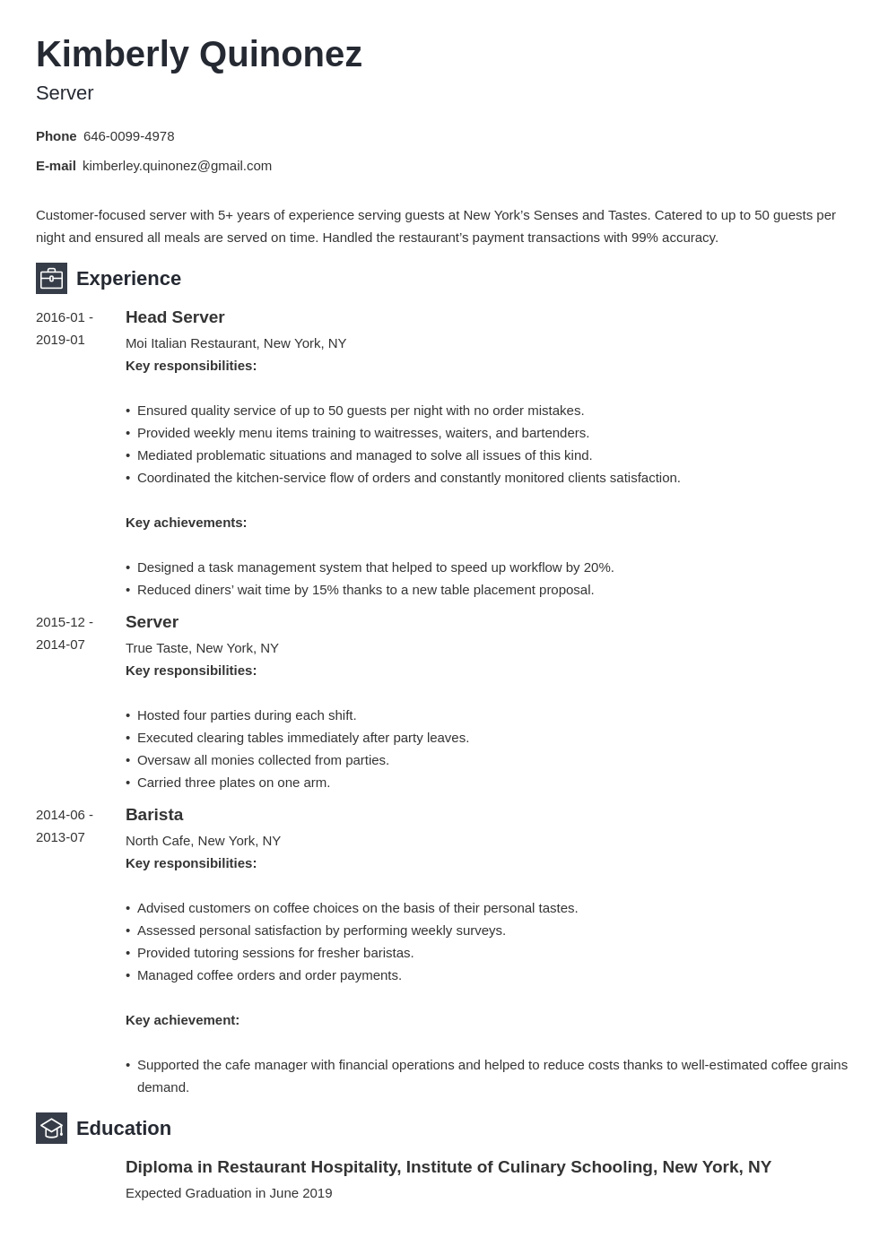 server-resume-examples-skills-for-any-restaurant-in-2023