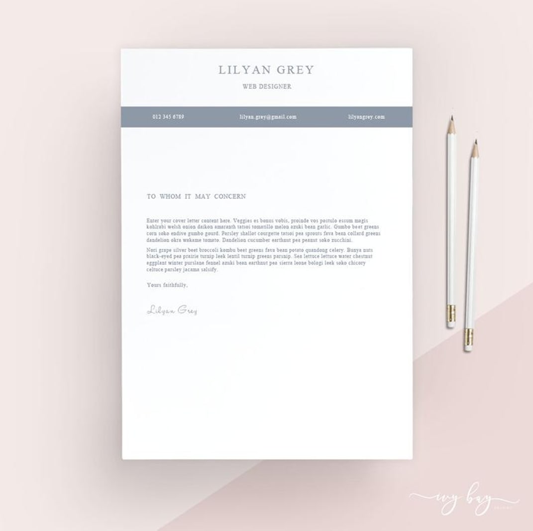 15 Basic & Simple Cover Letter Templates