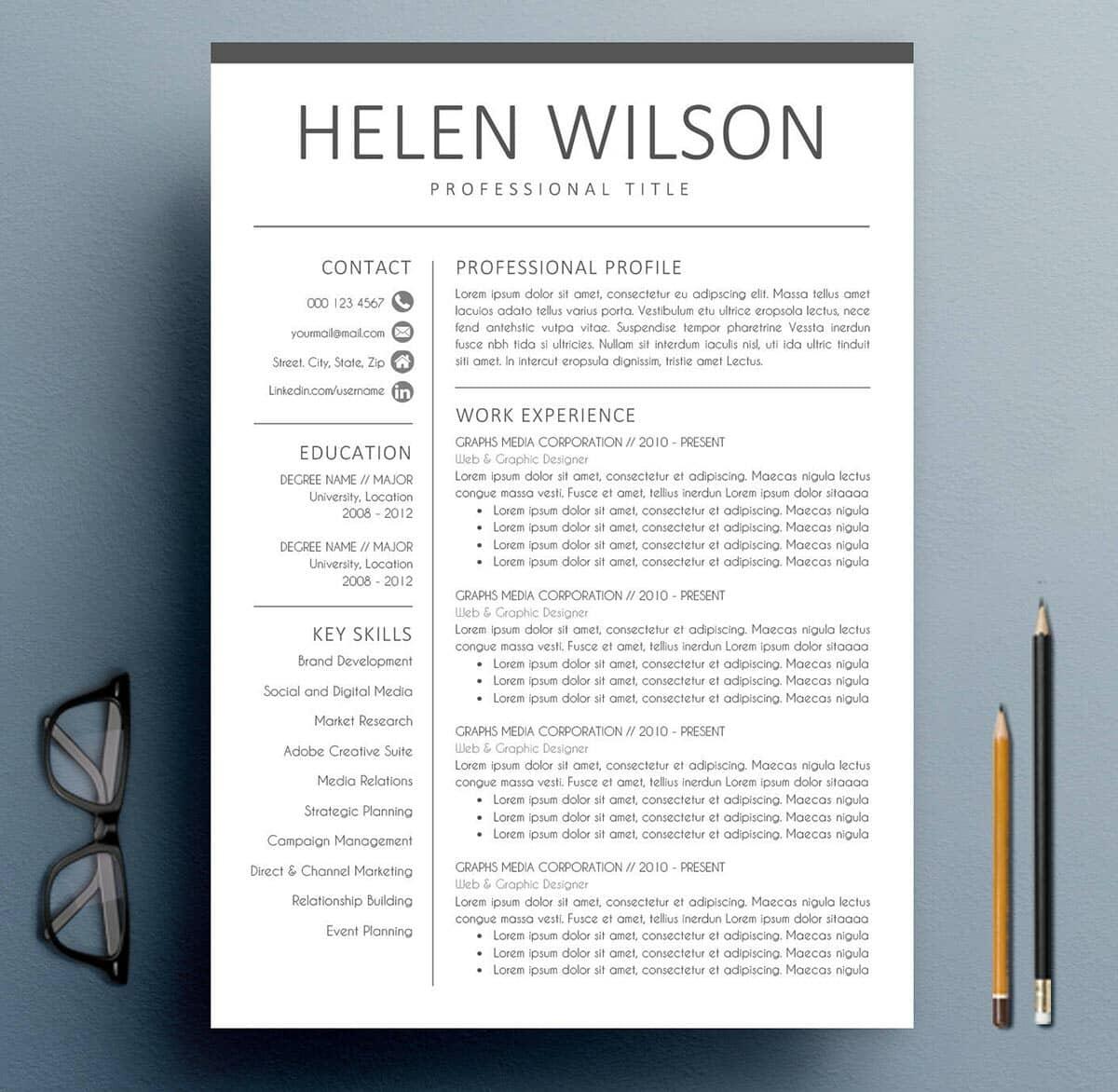 18-simple-basic-easy-resume-templates-for-2024