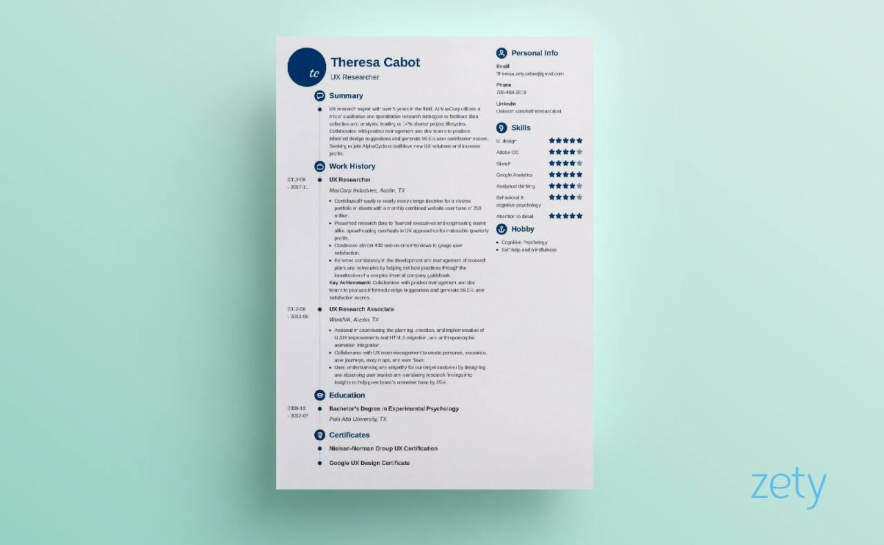 simple resume