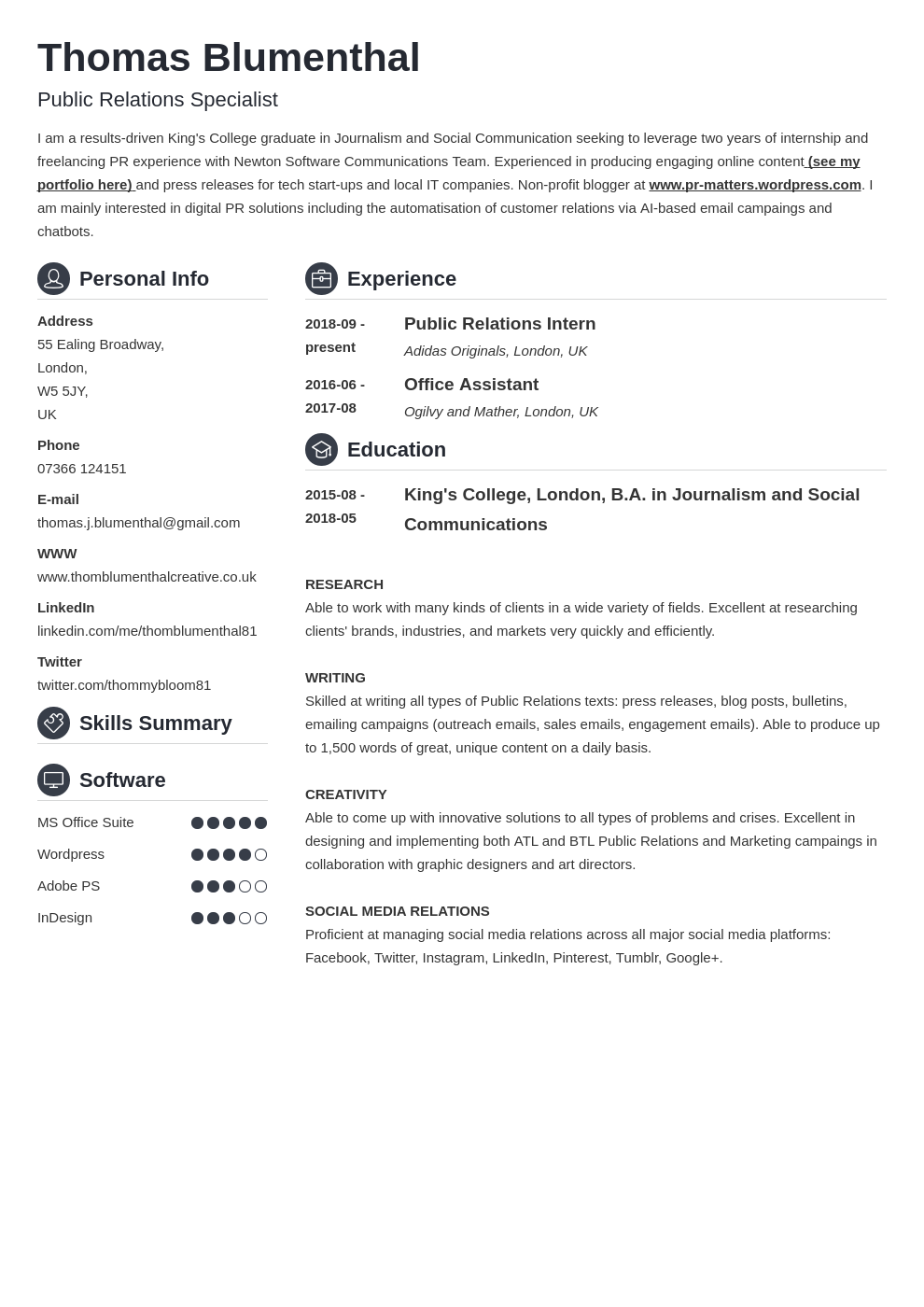 resume skills format examples