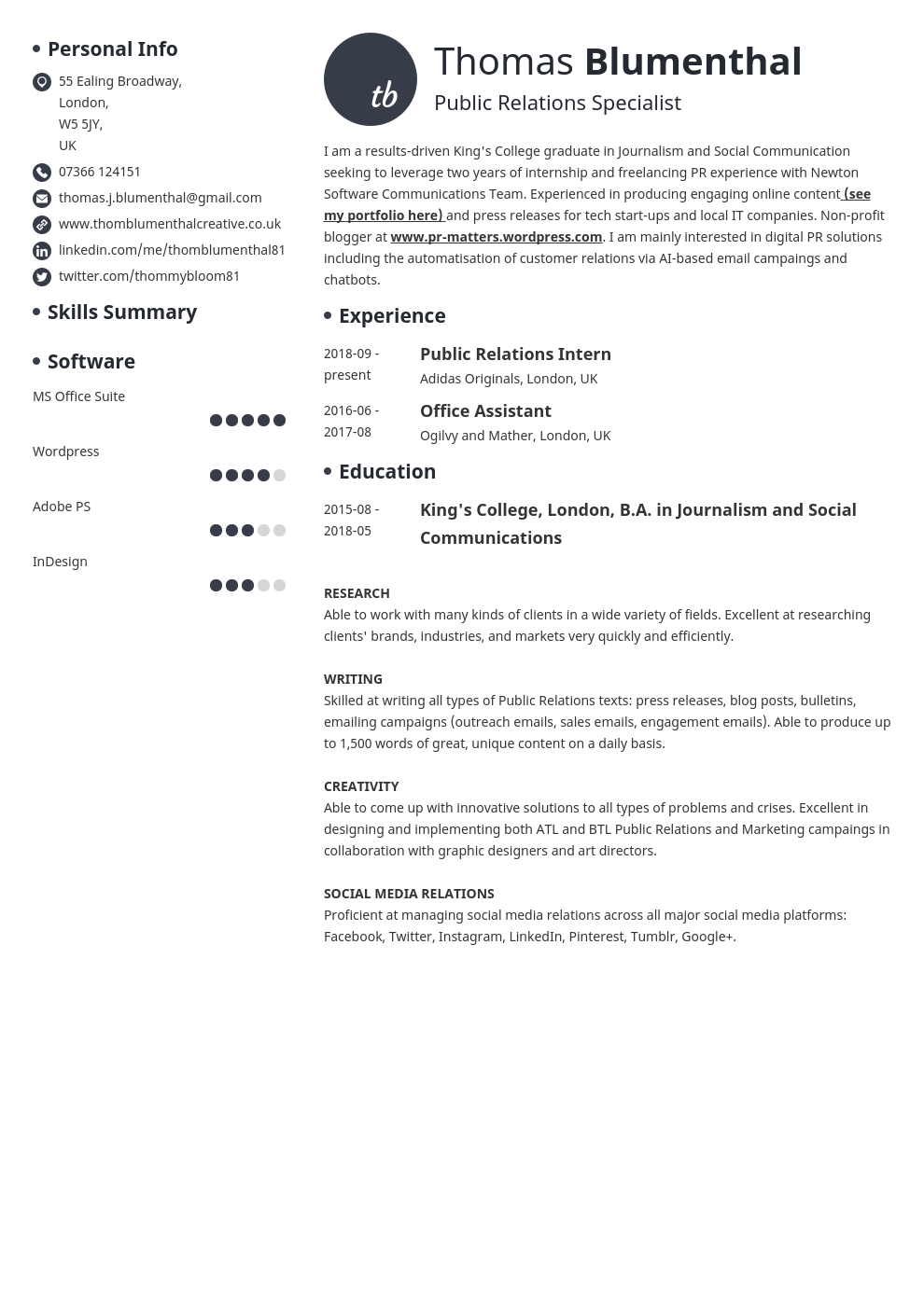 skill based resume template free download