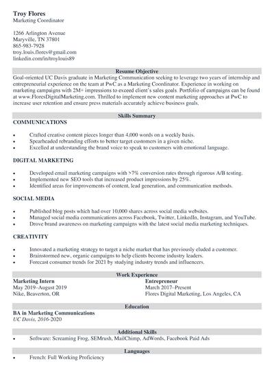 skills-based resume