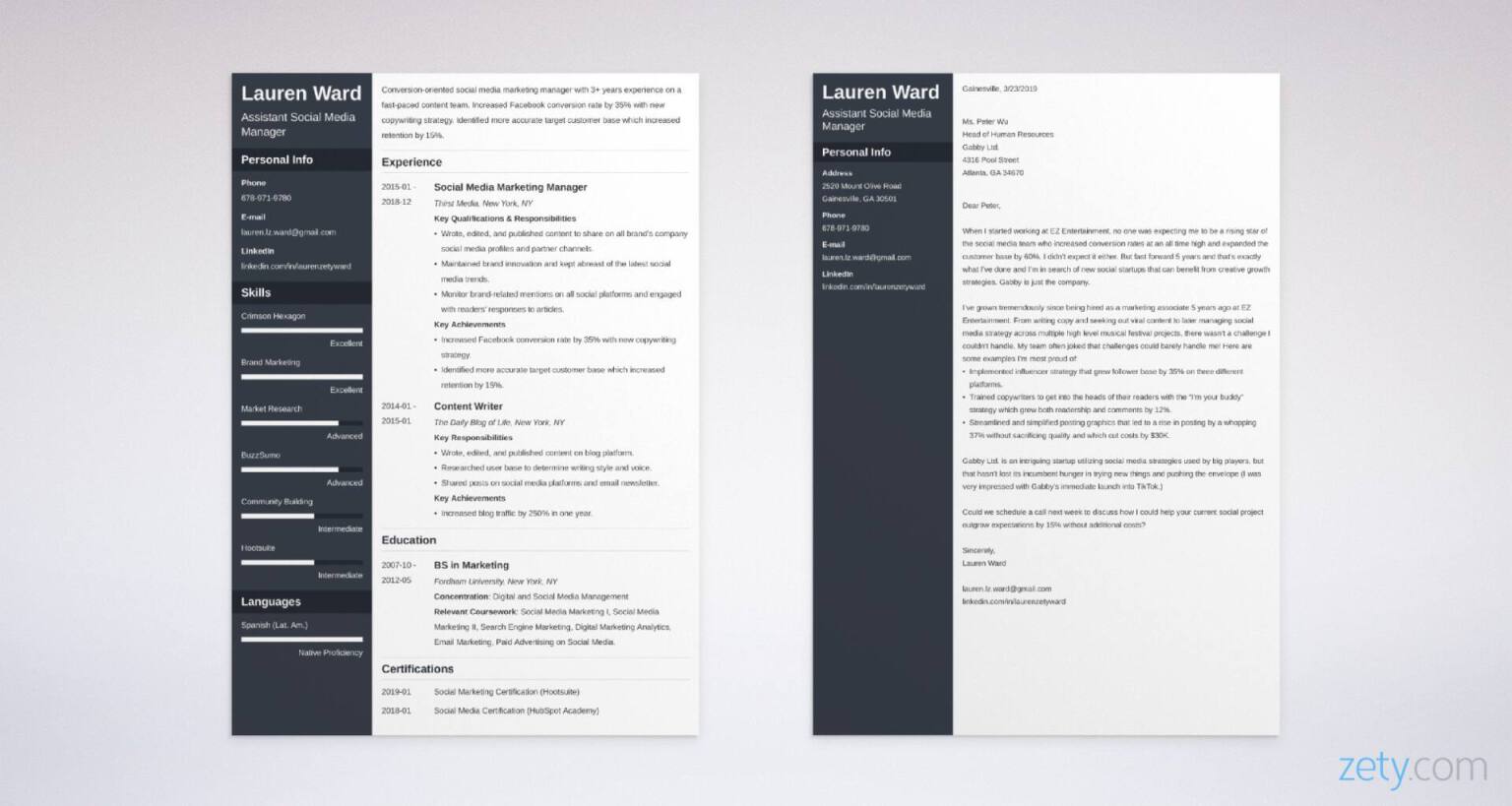 Social Media Manager Cover Letter Example & Guide