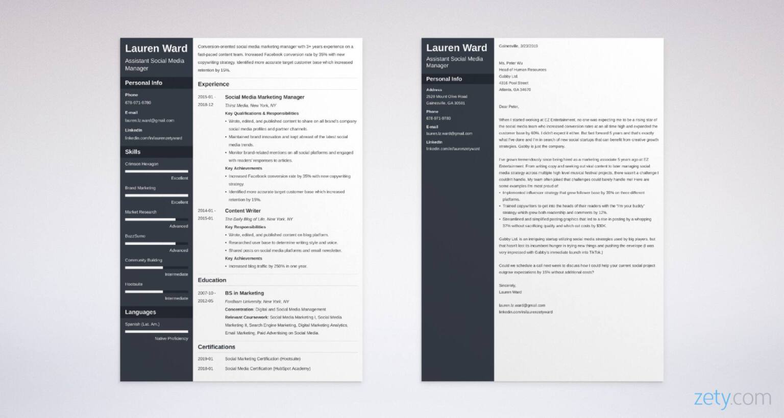 Social Media Manager Cover Letter Example Guide