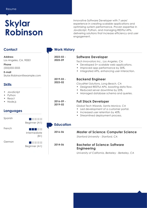 sample cover letter example