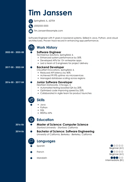 software engineer resume