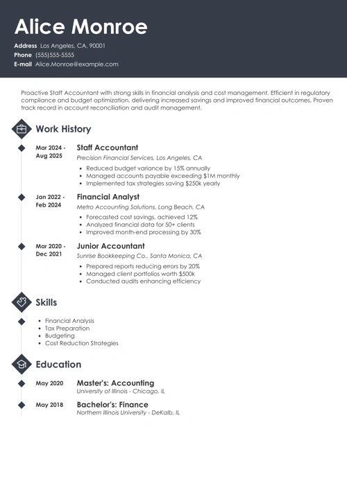 sample resume example