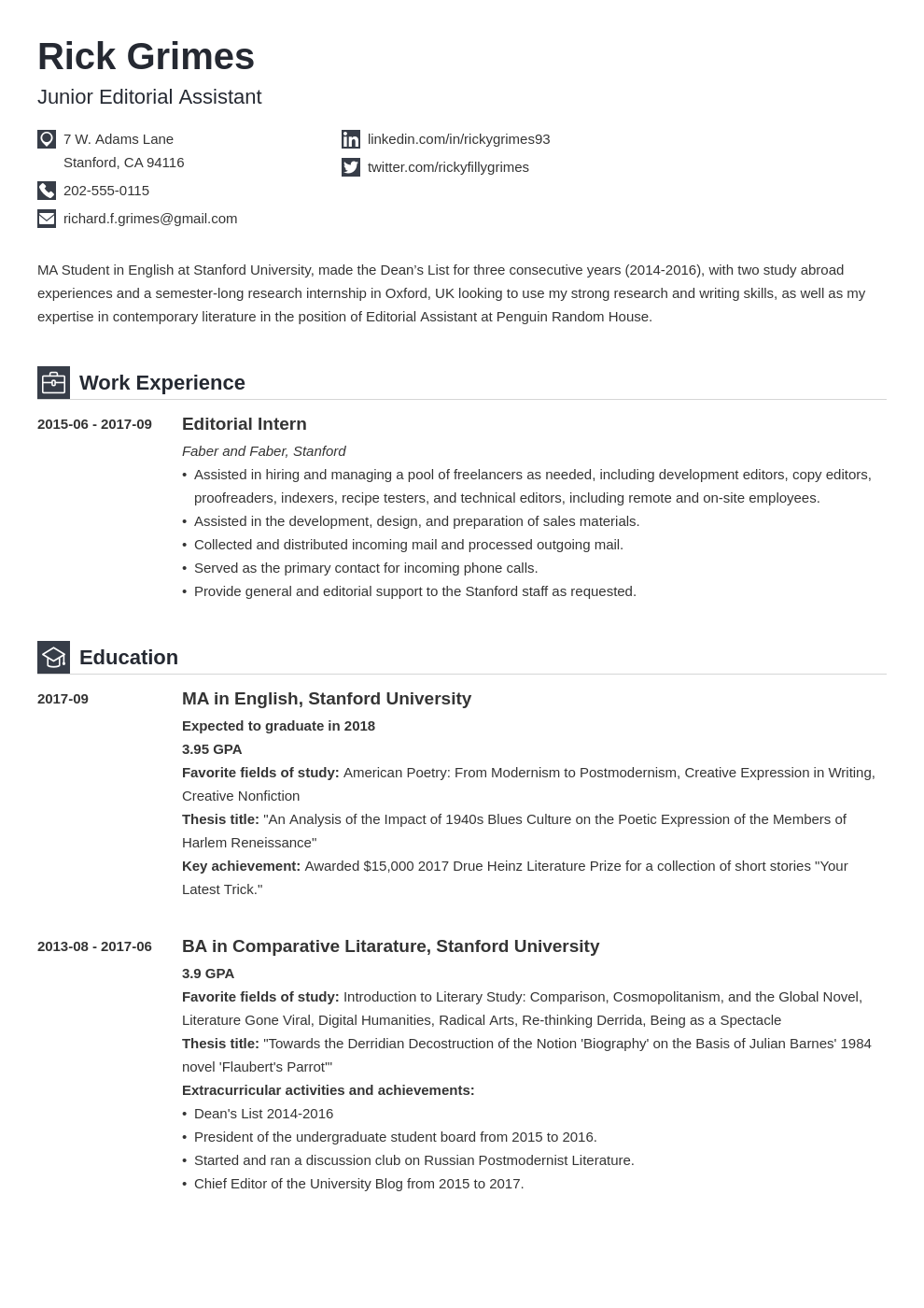 20+ Student Resume Examples & Templates for All Students