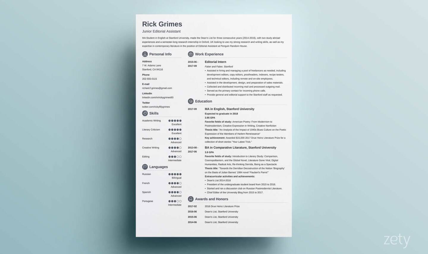 bad and good resume templates comparison