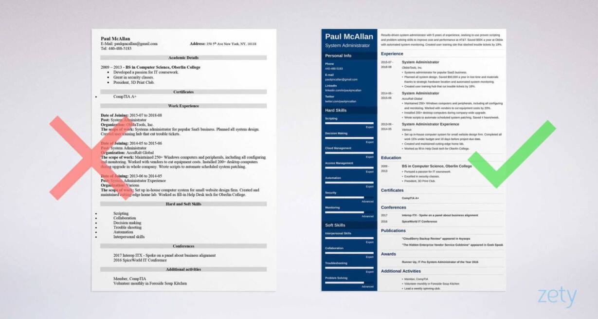system administrator resume sample and writing guide  20 examples