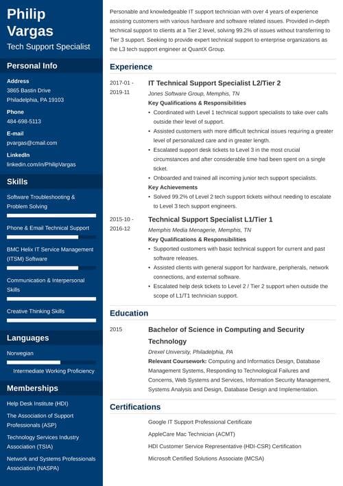 Technical Support Cover Letter Example Writing Guide   Technical Support Cover Letter Example Zety 2 