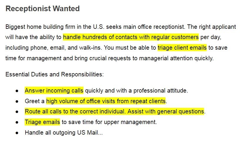 please read the job description and tell me why you would be an amazing fi