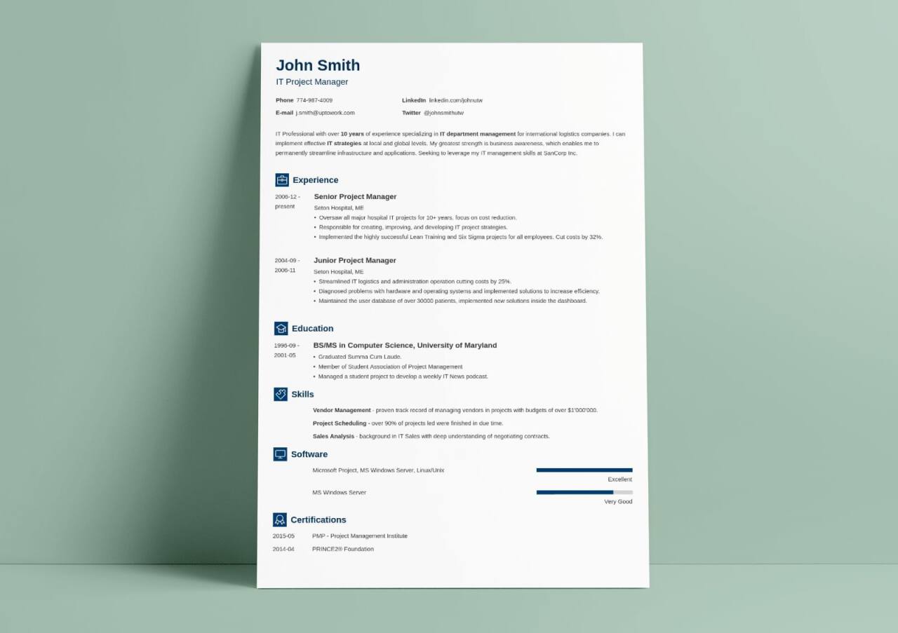 A view from the Zety resume builder illustrating the process of populating the work experience section and a collection of pre-crafted resume descriptions proposed for the specific position.