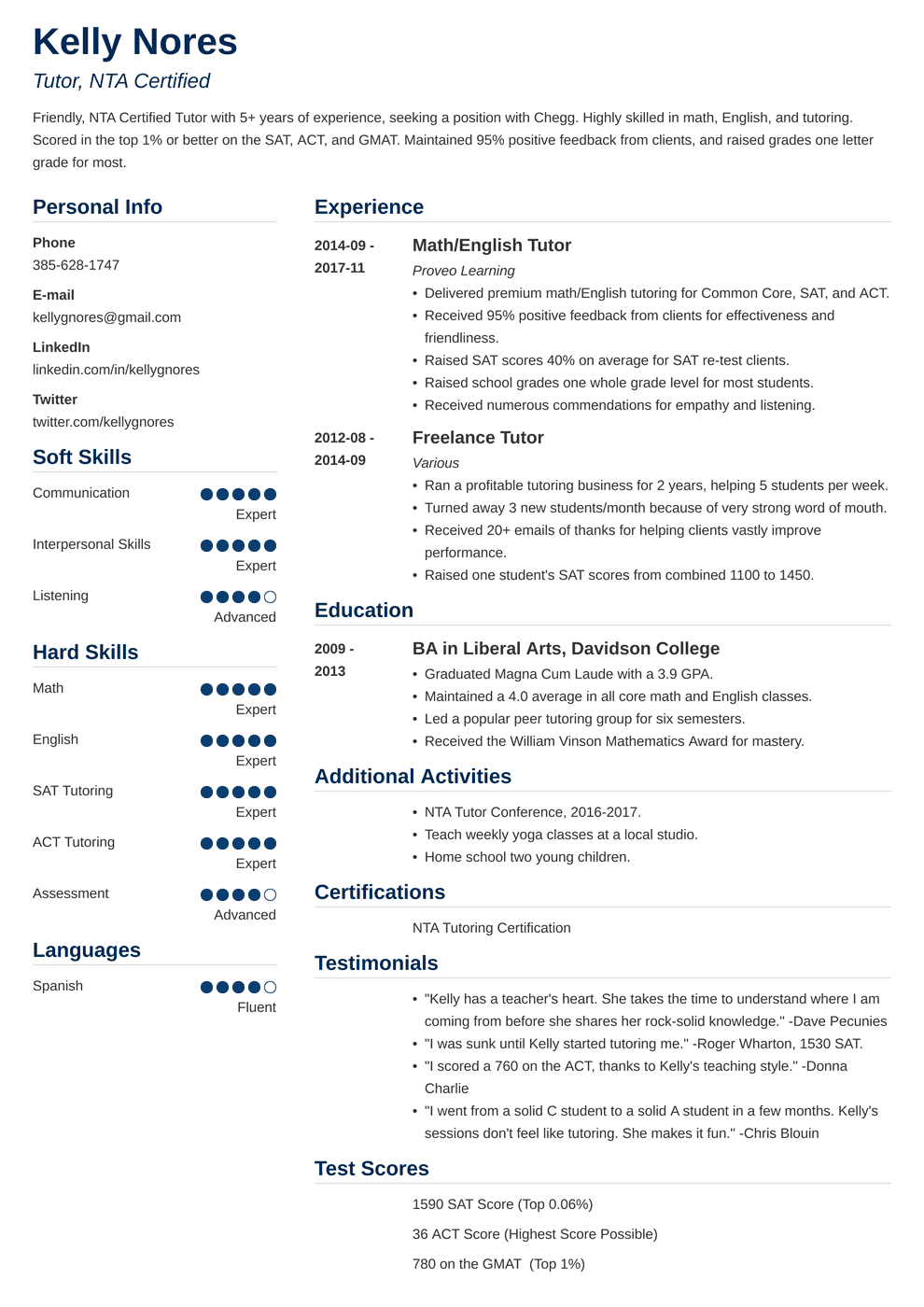 Resume Templates