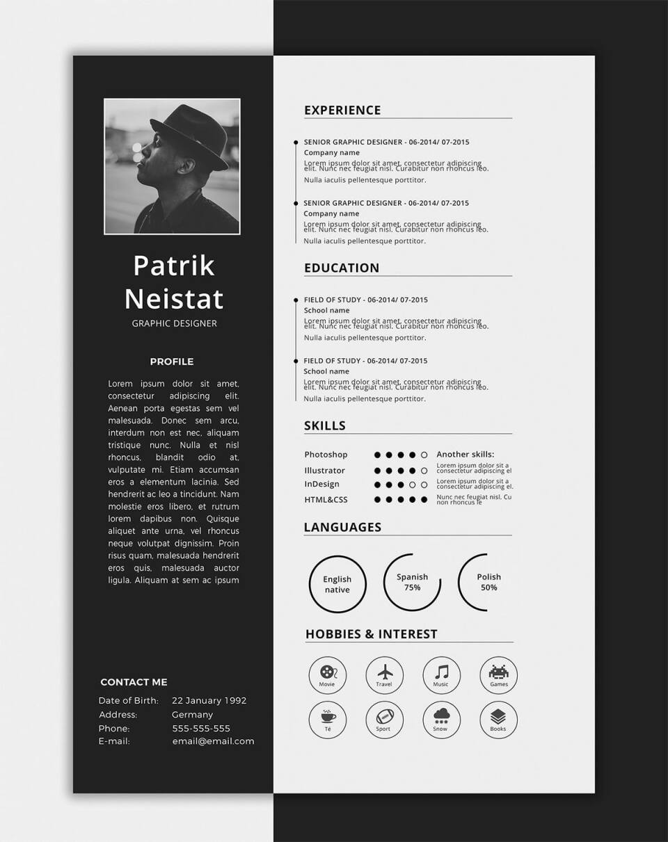 Two Column Resume: 15+ Templates to Download (FREE Included)