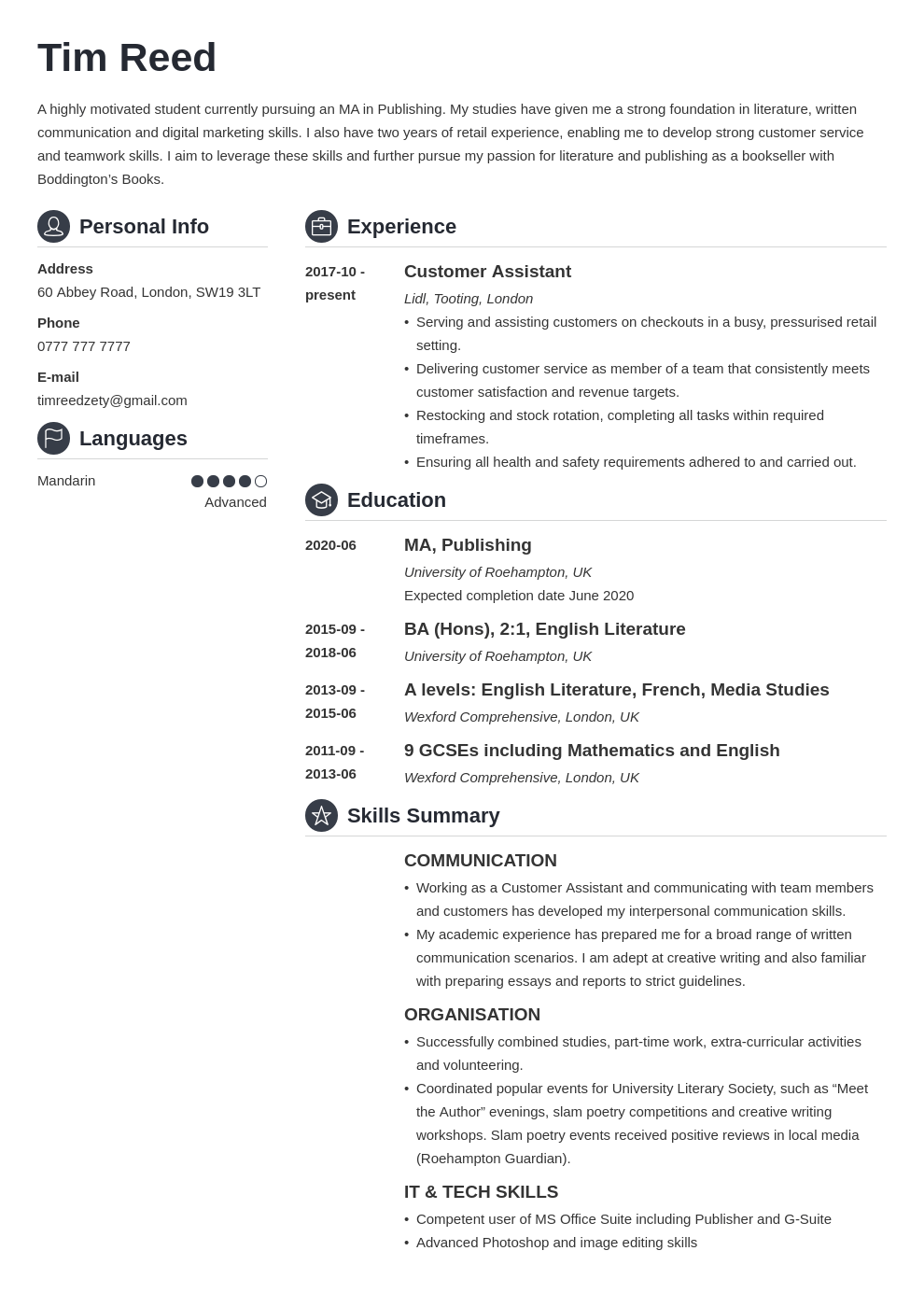 Student CV Templates 20 Examples For 2023