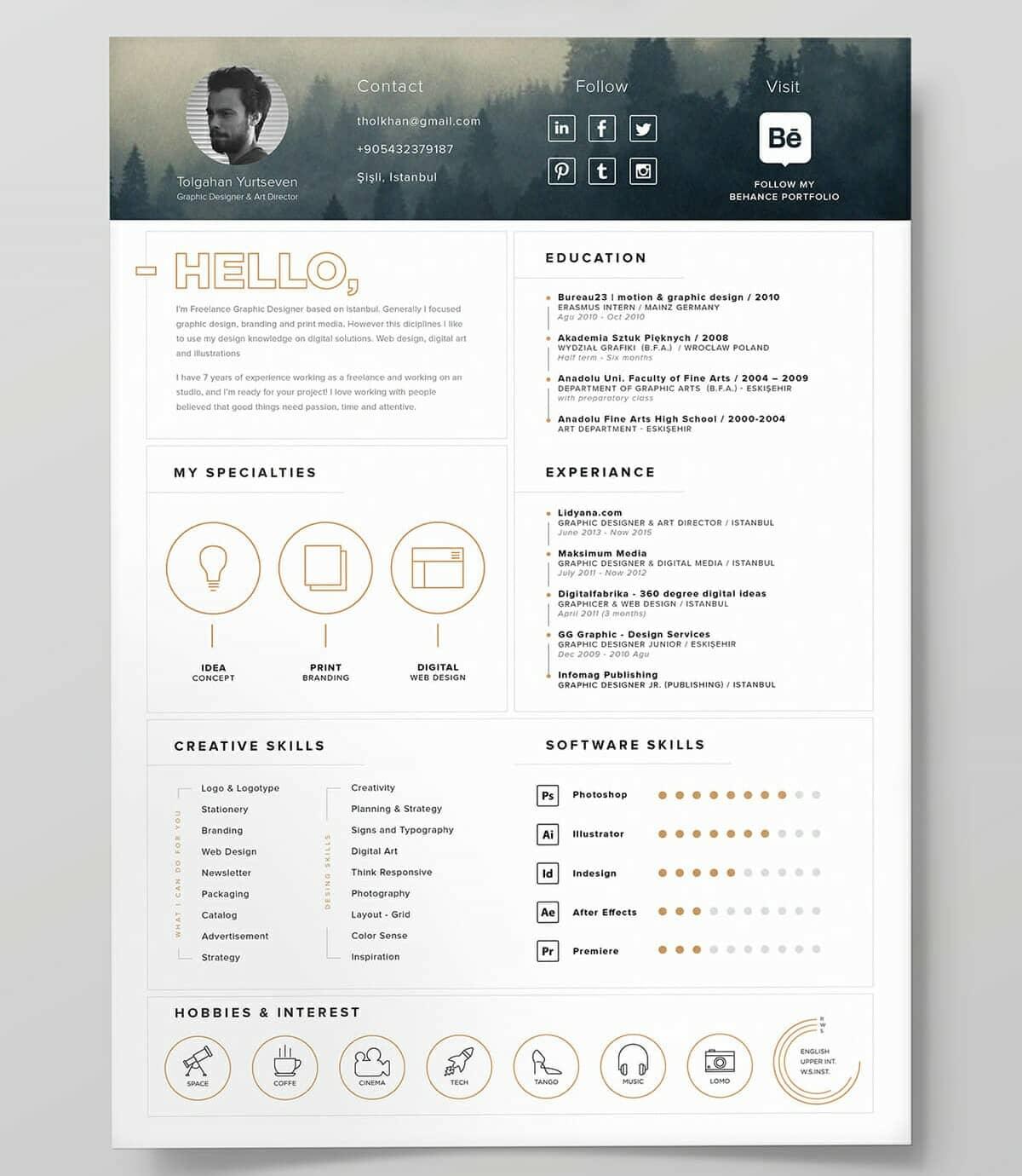 15+ Unique Resume Templates to Download & Use Now