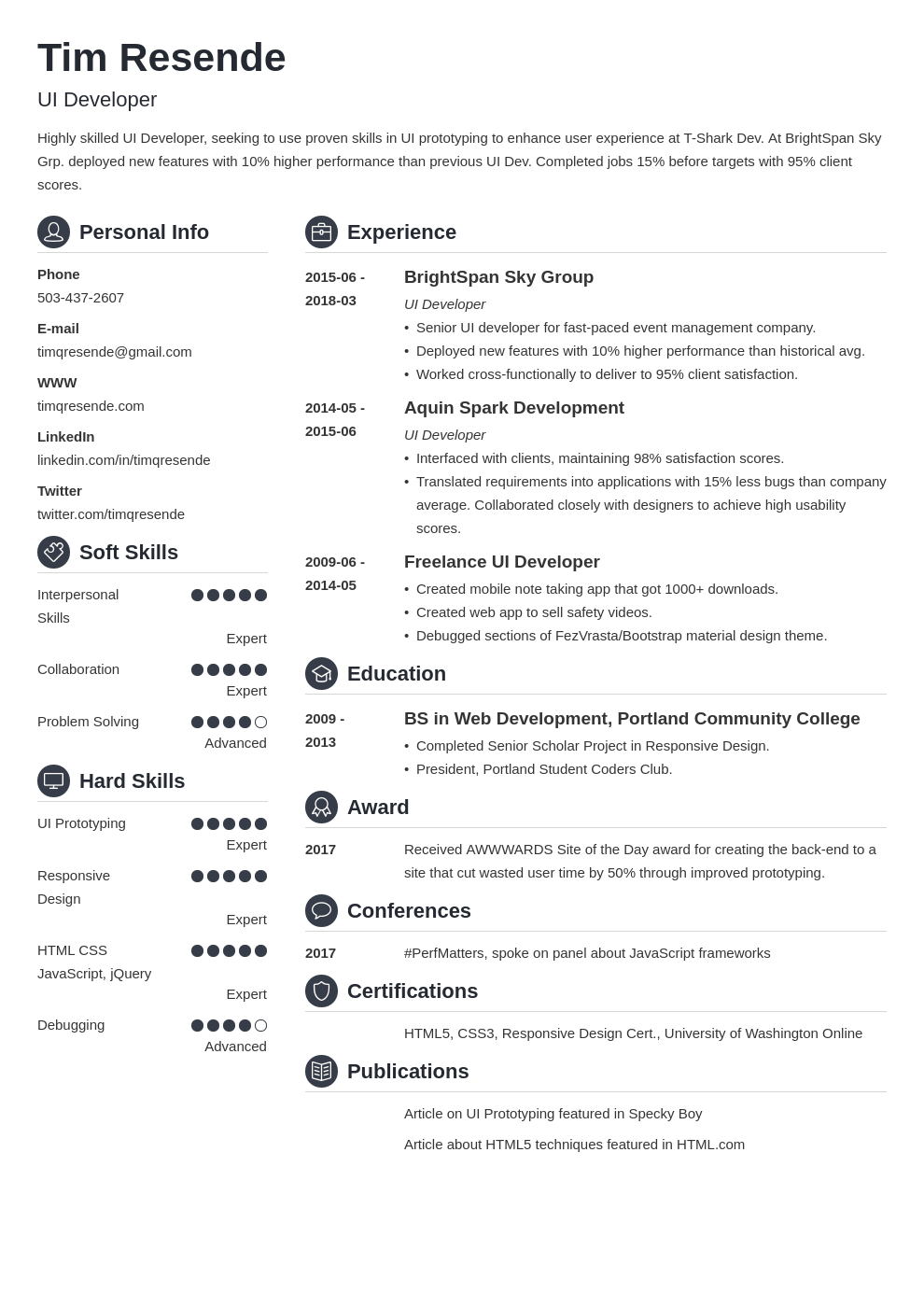 ux designer resume and ui developer resume examples template crisp