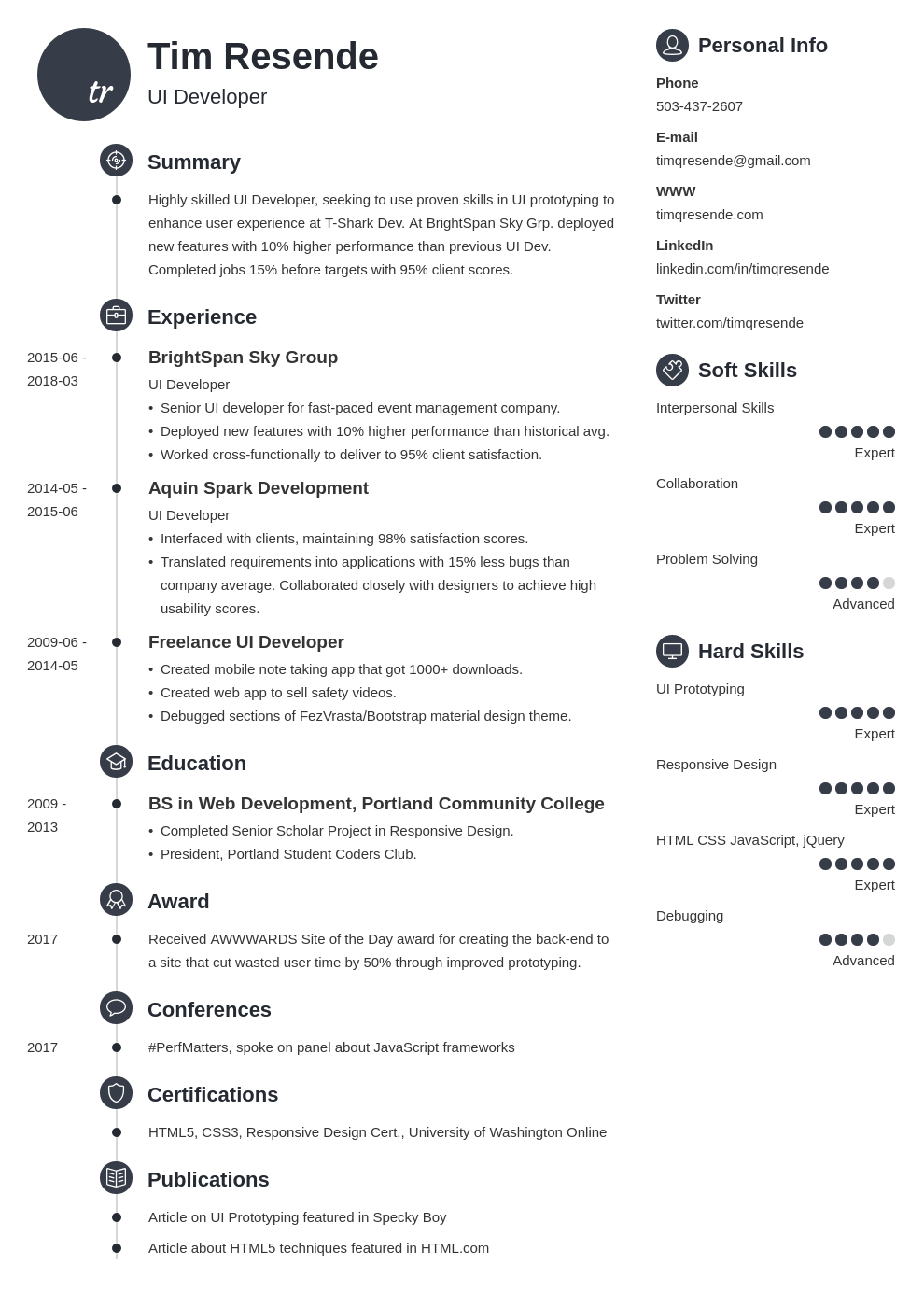 ux designer resume and ui developer resume examples template primo