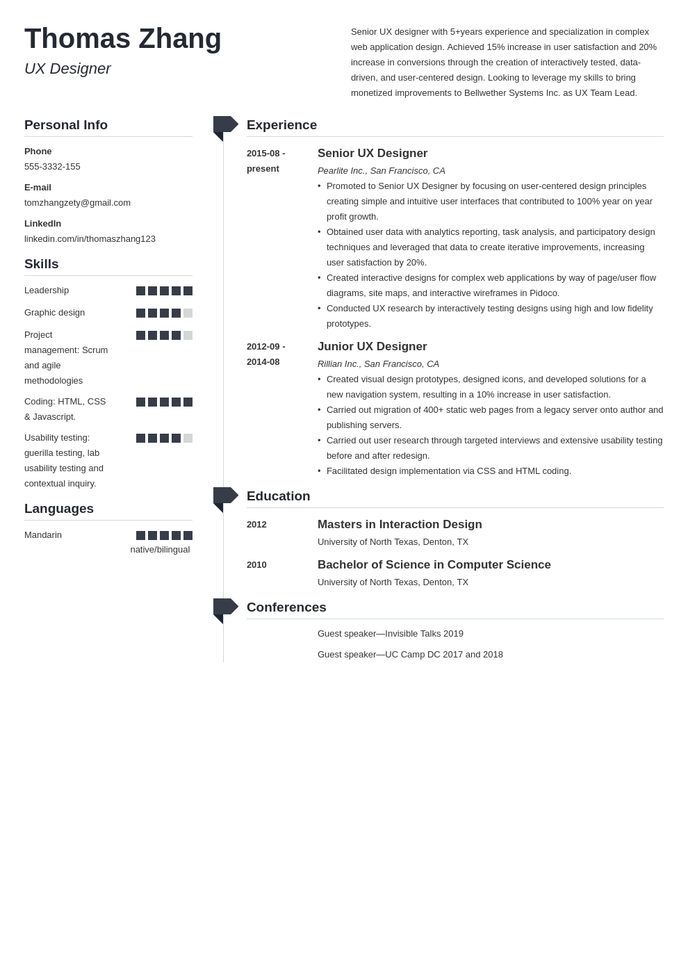 User Experience Ux Designer Resume Sample 21