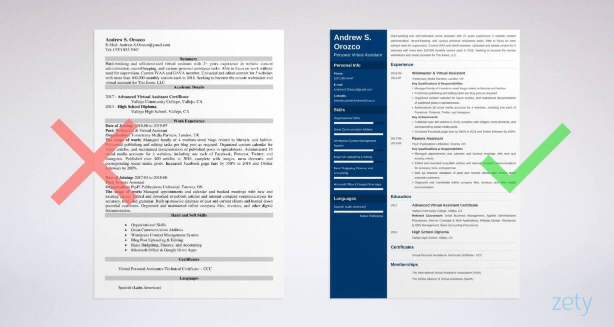 Virtual Assistant Resume Examples Job Description