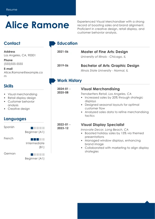 sample resume example