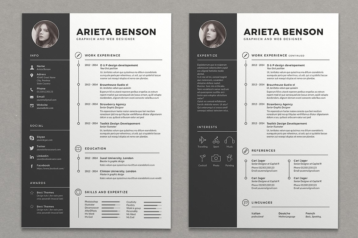 20 Visual Resume Examples Templates To Download